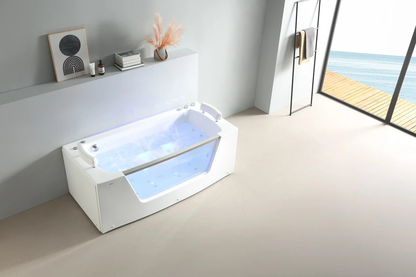 FC-260AHT Massage Bathtub 1700 × 800 × 600 mm - lifestyle