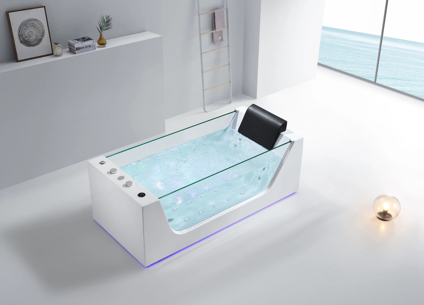 FC-287B Freestanding Massage Bathtub 1800 × 850 × 600 mm - lifestyle