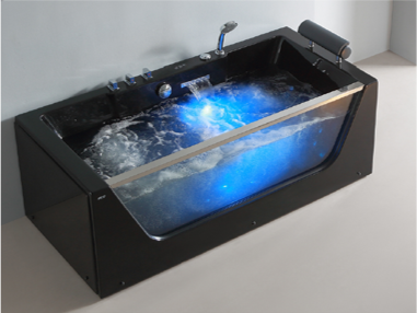 FC-252BLACK Massage Bathtub 1700 × 800 × 600 mm - hero