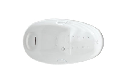 FC-2000HT Freestanding Massage Bathtub 1800 × 1000 × 780 mm - top
