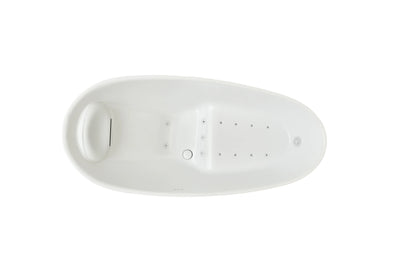FC-2001HT Freestanding Massage Bathtub 1800 × 850 × 780 mm - top