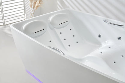 FC-2002HT Freestanding Massage Bathtub 1900 × 1300 × 720 mm - detail