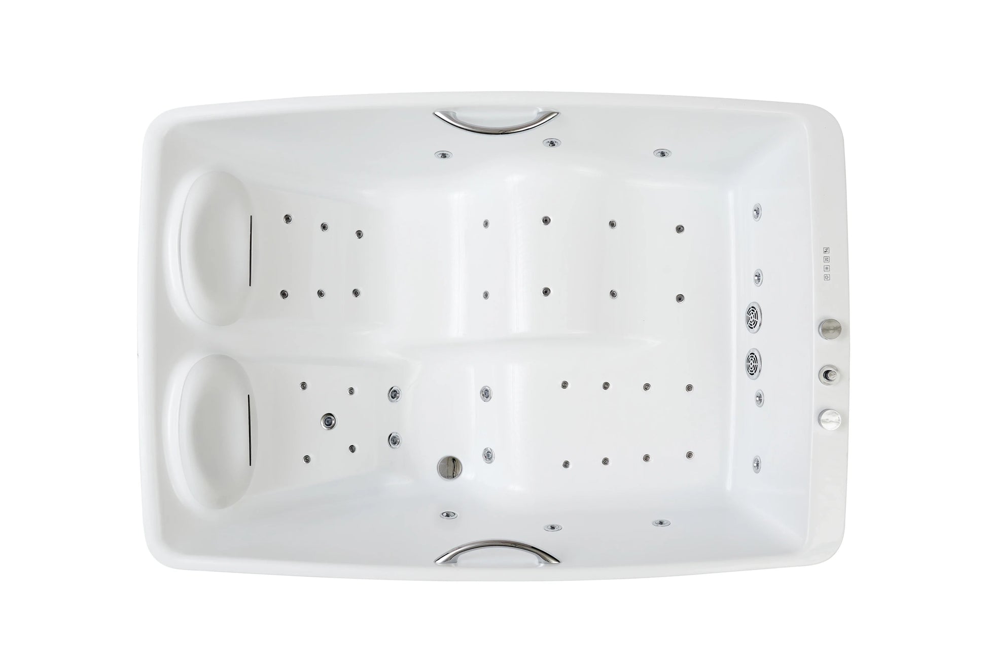 FC-2002HT Freestanding Massage Bathtub 1900 × 1300 × 720 mm - top
