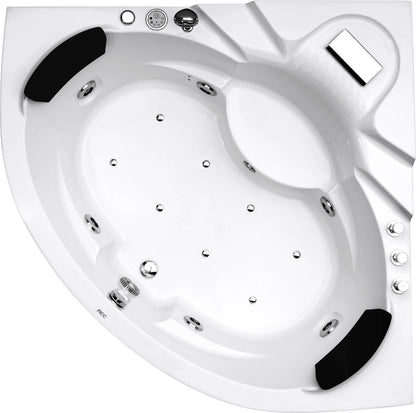 FC-201 Corner Massage Bathtub 1500 × 1500 × 700 mm - top