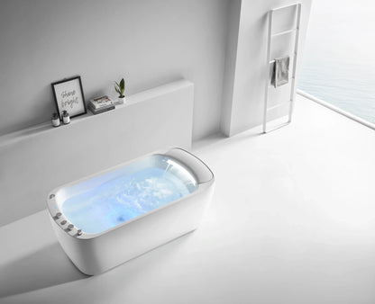 FC-2010HT Freestanding Massage Bathtub 1700 × 850 × 650 mm - lifestyle