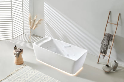 FC-2011 Freestanding Massage Bathtub 1700 × 800 × 600 mm - lifestyle