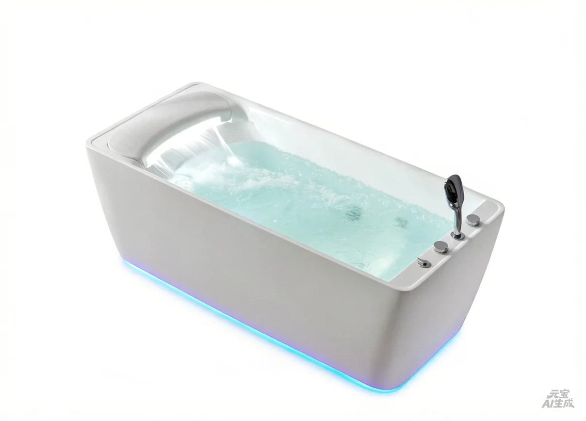 FC-2011HT Freestanding Massage Bathtub 1700 × 800 × 600 mm - front
