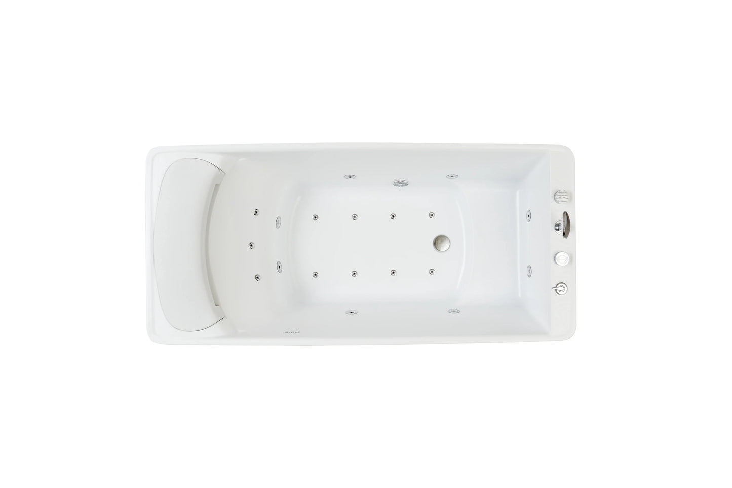 FC-2011HT Freestanding Massage Bathtub 1700 × 800 × 600 mm - top
