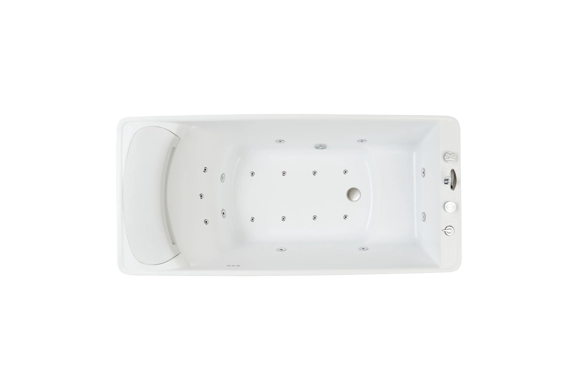 FC-2011HT Freestanding Massage Bathtub 1700 × 800 × 600 mm - top