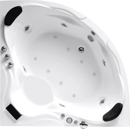 FC-204 Corner Massage Bathtub 1500 × 500 × 700 mm - top