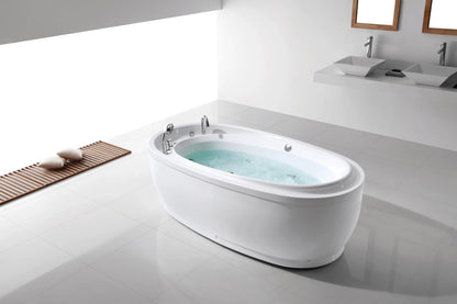 FC-211 Freestanding Massage Bathtub 1800 × 980 × 660 mm - lifestyle