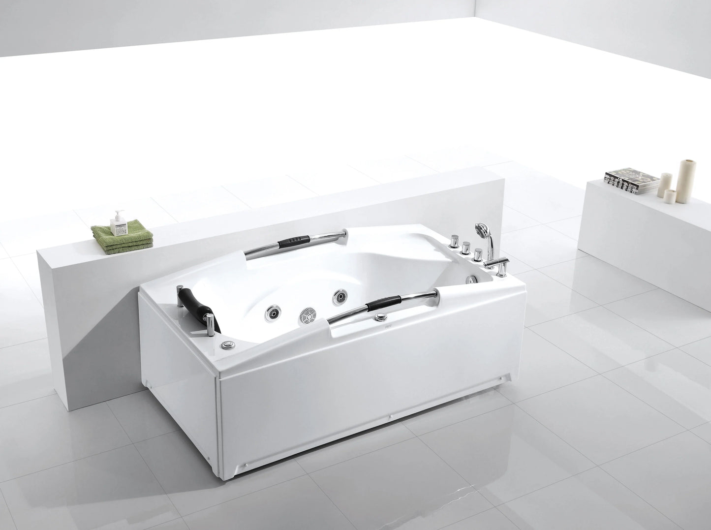 FC-212B Massage Bathtub 1700 × 900 × 670 mm Right-Hand - lifestyle