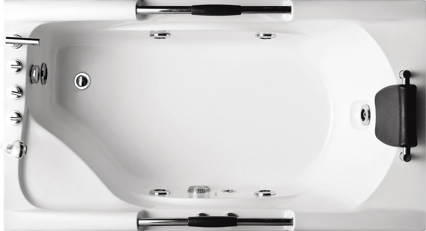 FC-212B Massage Bathtub 1700 × 900 × 670 mm Left-Hand - top