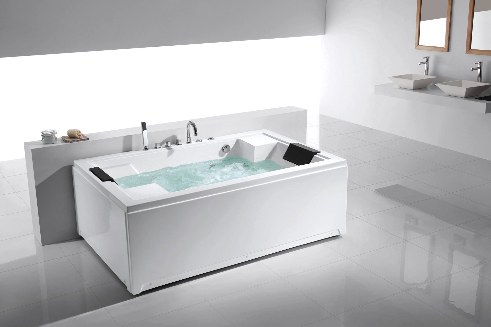FC-214 Massage Bathtub 1850 × 1200 × 650 mm - lifestyle