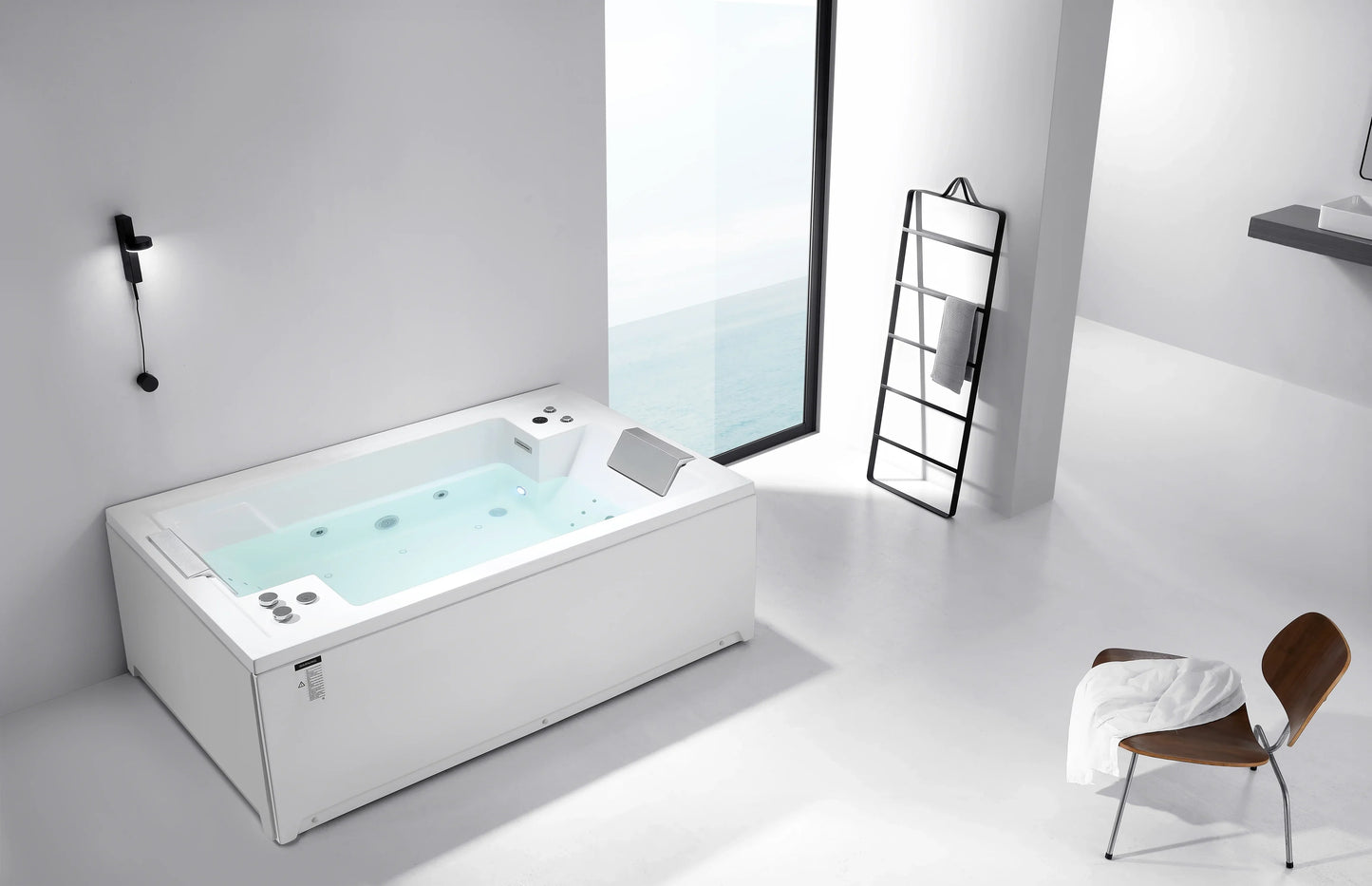 FC-214HT Massage Bathtub 1850 × 1200 × 650 mm - angle