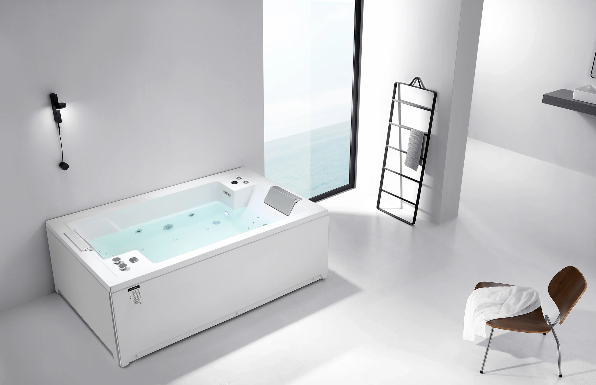 FC-214HT Massage Bathtub 1850 × 1200 × 650 mm - angle
