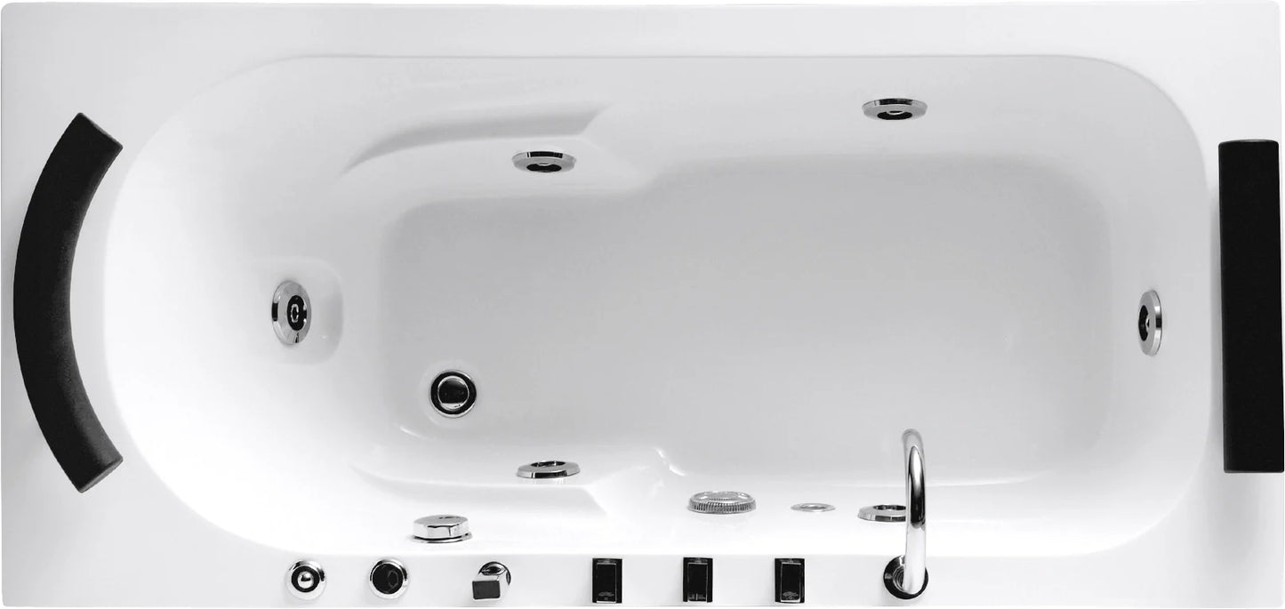 FC-217-17 Massage Bathtub 1700 × 810 × 610 mm - top