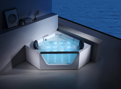 FC-225B Corner Massage Bathtub 1500 × 1500 × 630 mm - lifestyle