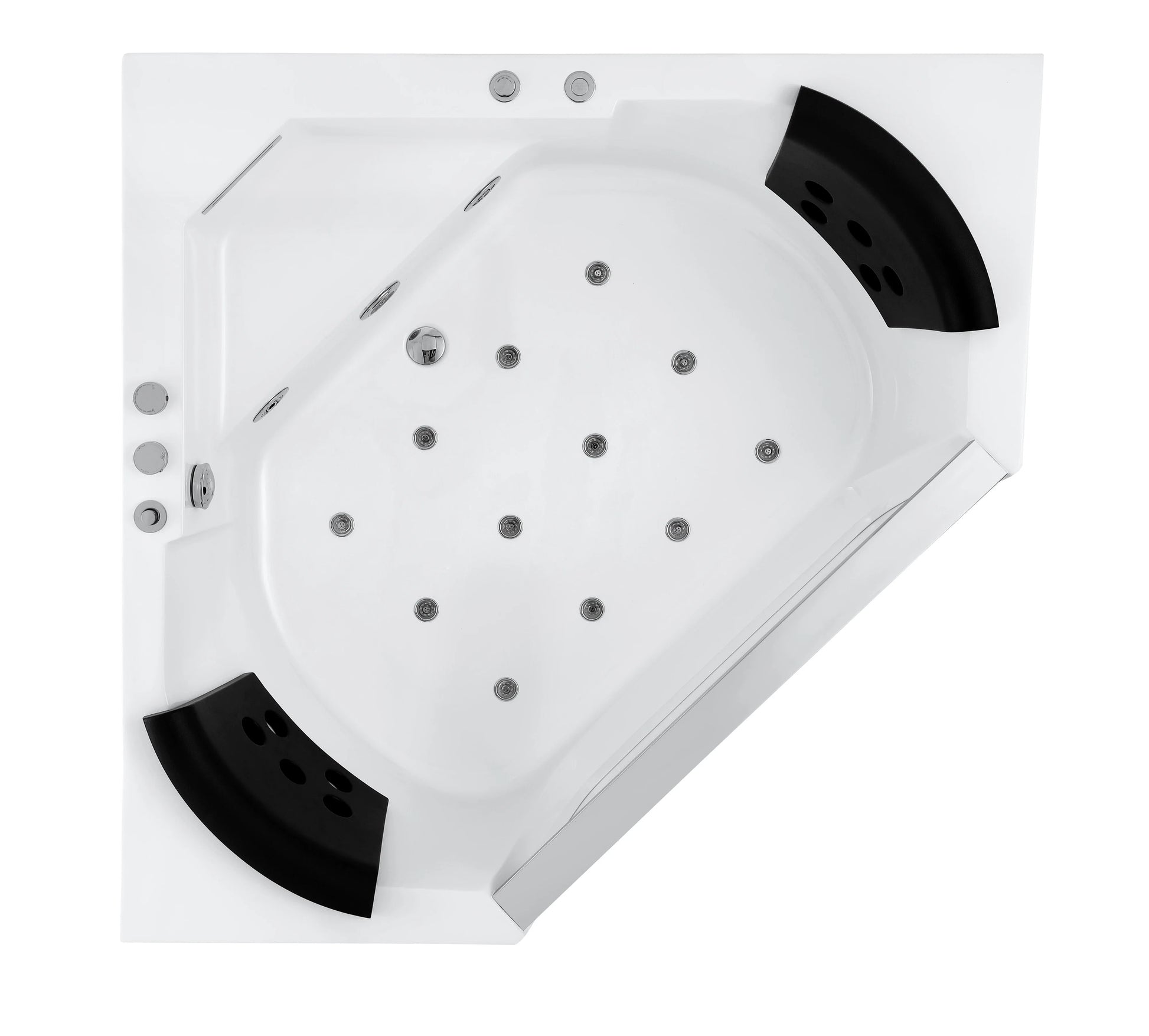 FC-225B Corner Massage Bathtub 1500 × 1500 × 630 mm - top