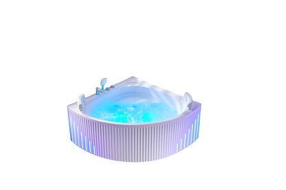 FC-226-LED Corner Massage Bathtub 1380 × 1380 × 600 mm - front
