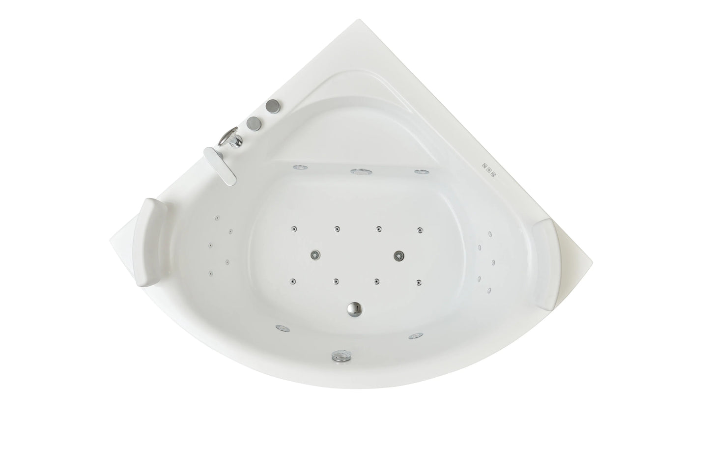 FC-226-LED Corner Massage Bathtub 1380 × 1380 × 600 mm - top