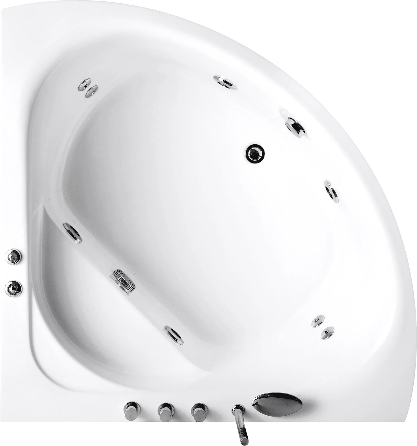 FC-226 Corner Massage Bathtub 1380 × 1380 × 600 mm - top
