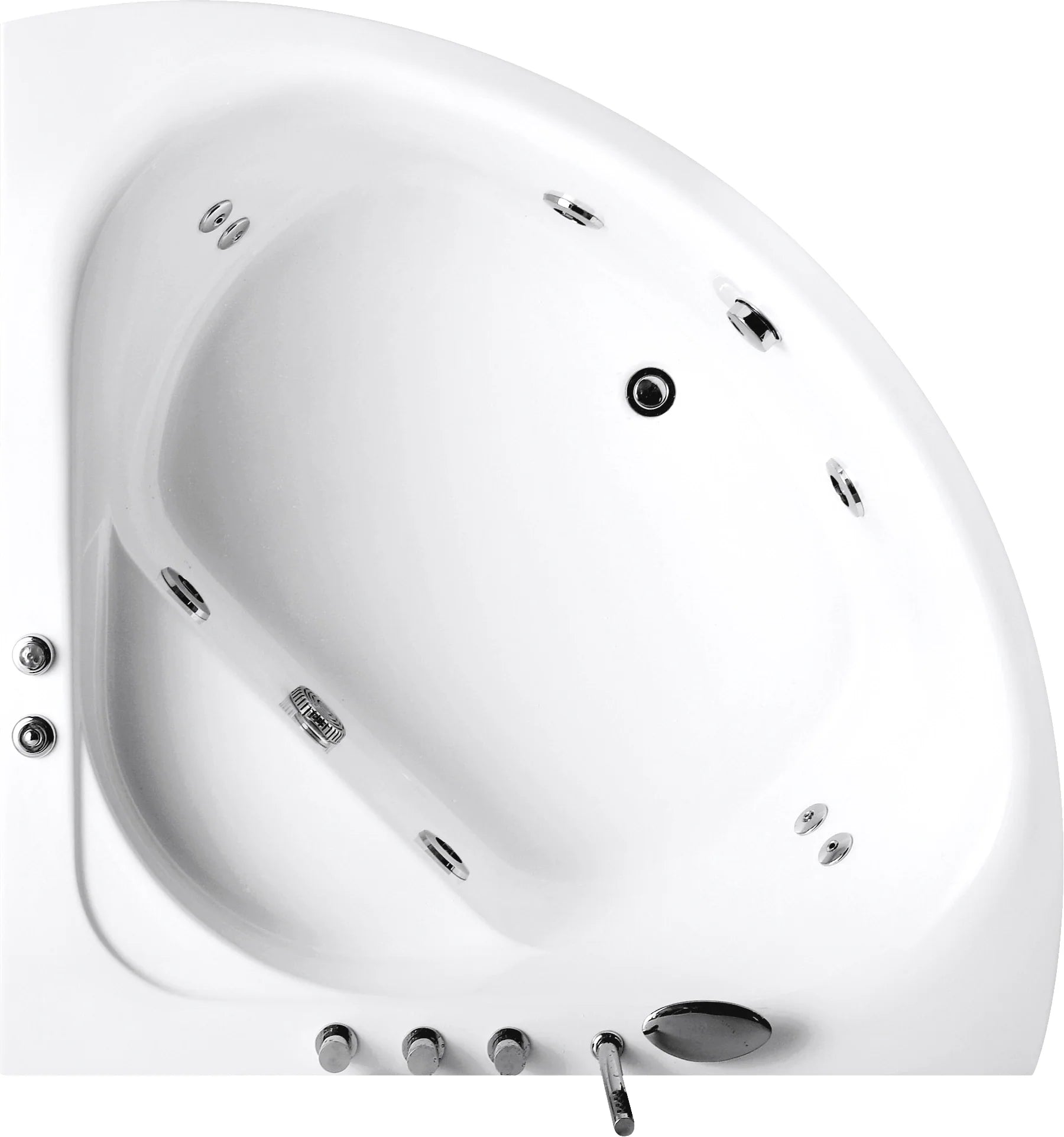 FC-226 Corner Massage Bathtub 1380 × 1380 × 600 mm - top