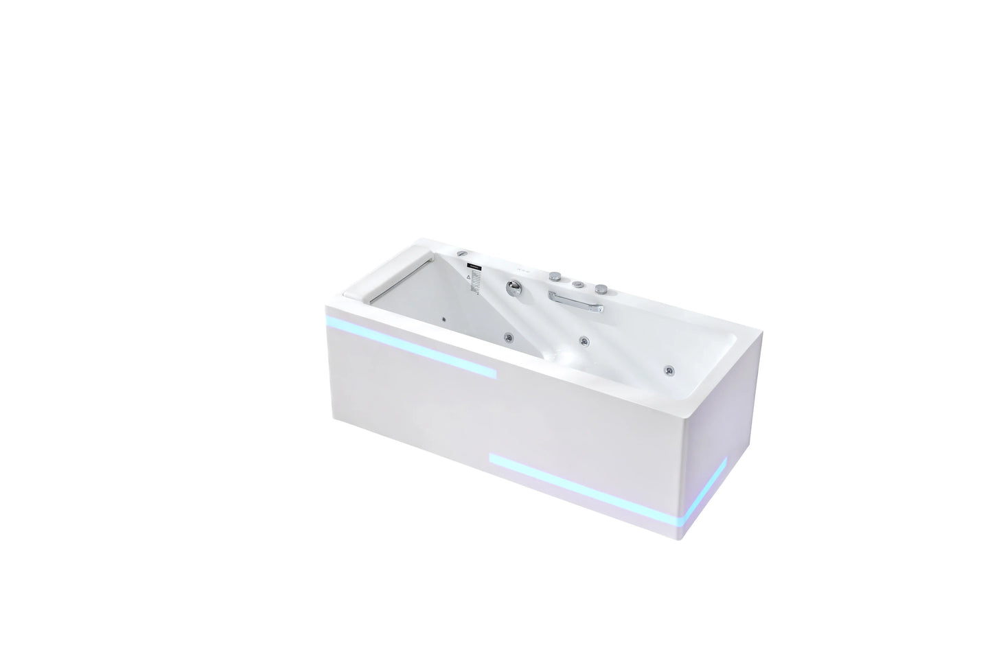 FC-227-LED Freestanding Massage Bathtub 1780 × 800 × 610 mm - front