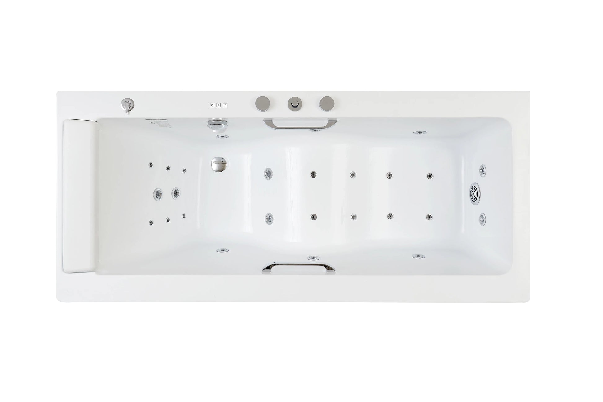 FC-227-LED Freestanding Massage Bathtub 1780 × 800 × 610 mm - top
