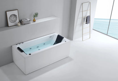FC-227-LED Freestanding Massage Bathtub 1780 × 800 × 610 mm - lifestyle