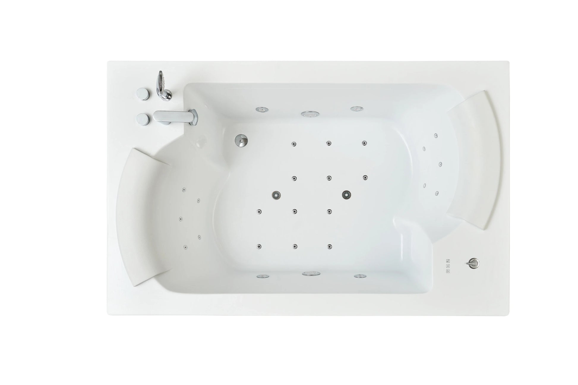 FC-228HT-LED Massage Bathtub 1850 × 1200 × 650 mm - angle