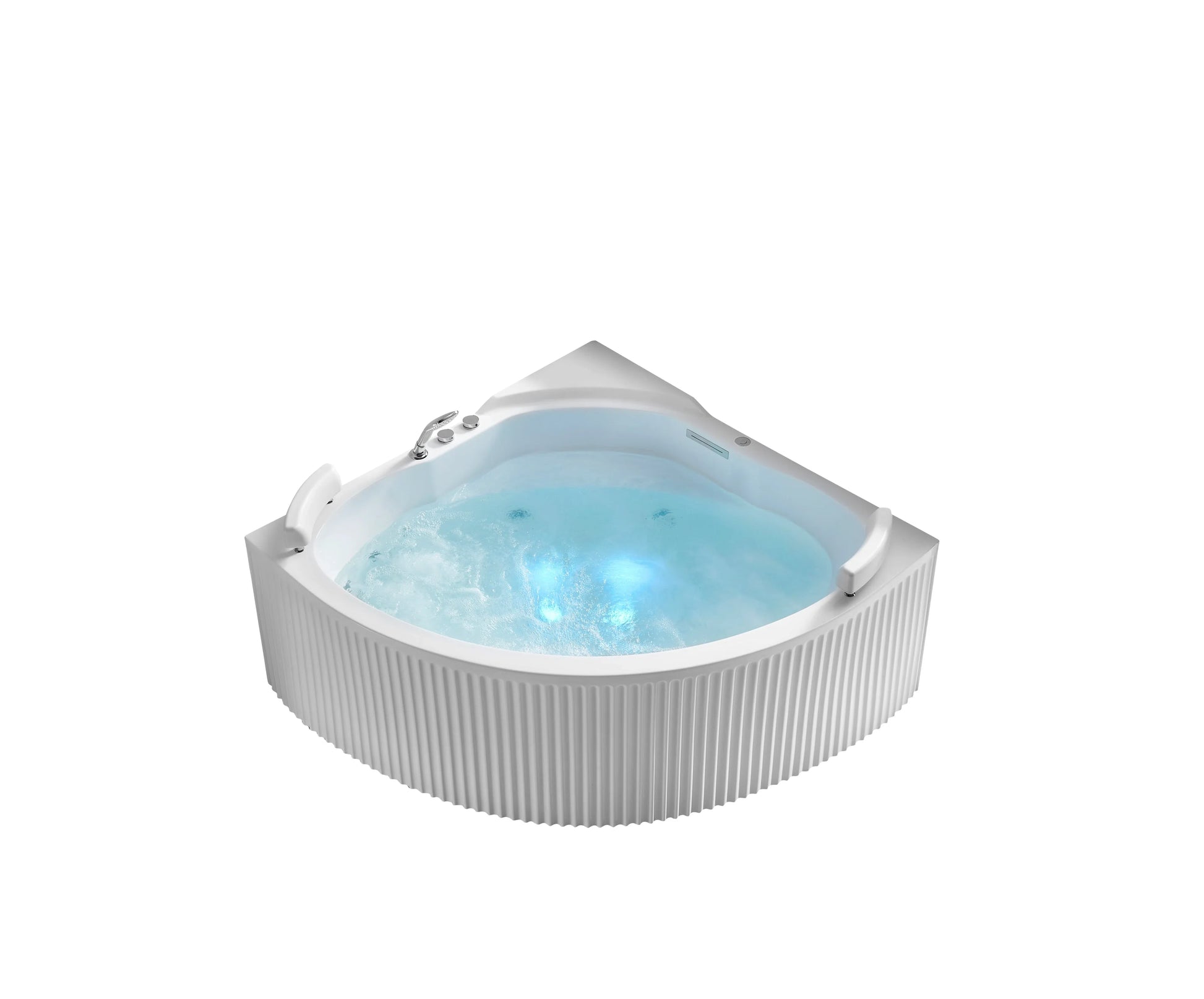 FC-233 Corner Massage Bathtub 1500 × 1500 × 670 mm - front