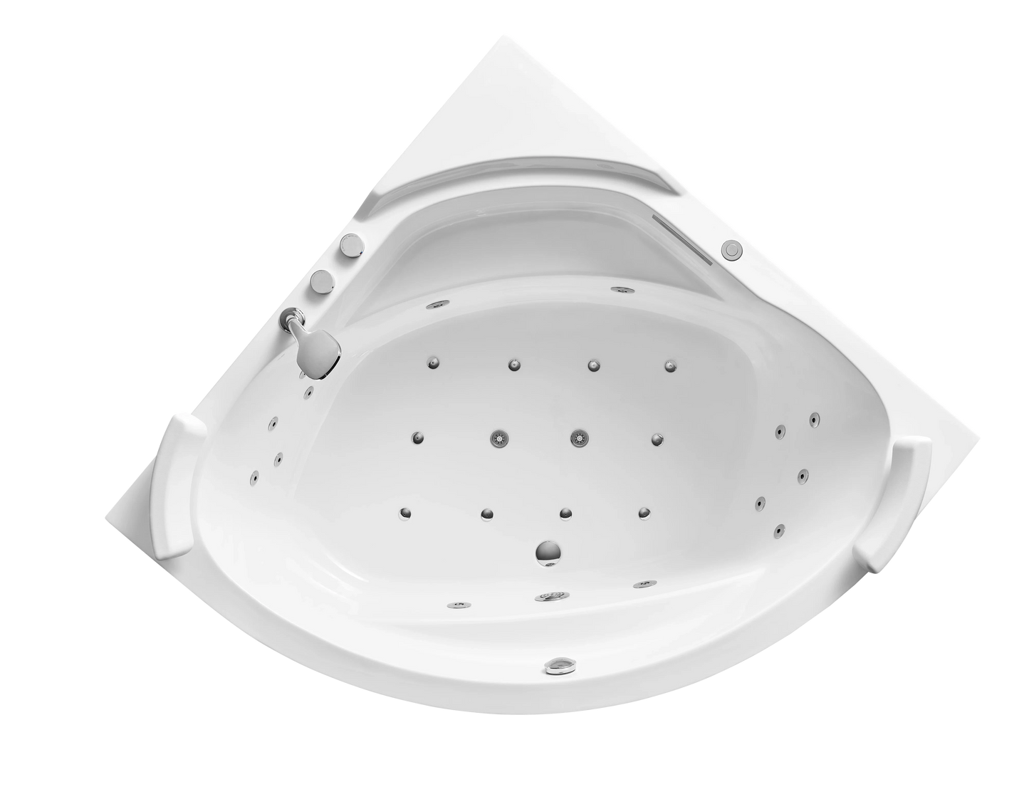 FC-233 Corner Massage Bathtub 1500 × 1500 × 670 mm - top