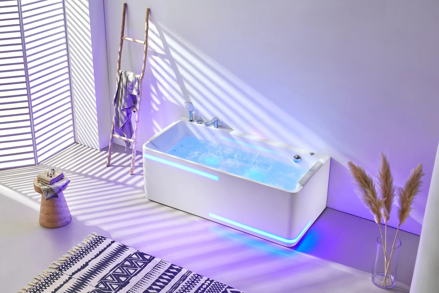 FC-2351HT-LED Massage Bathtub 1700 × 800 × 600 mm - lifestyle