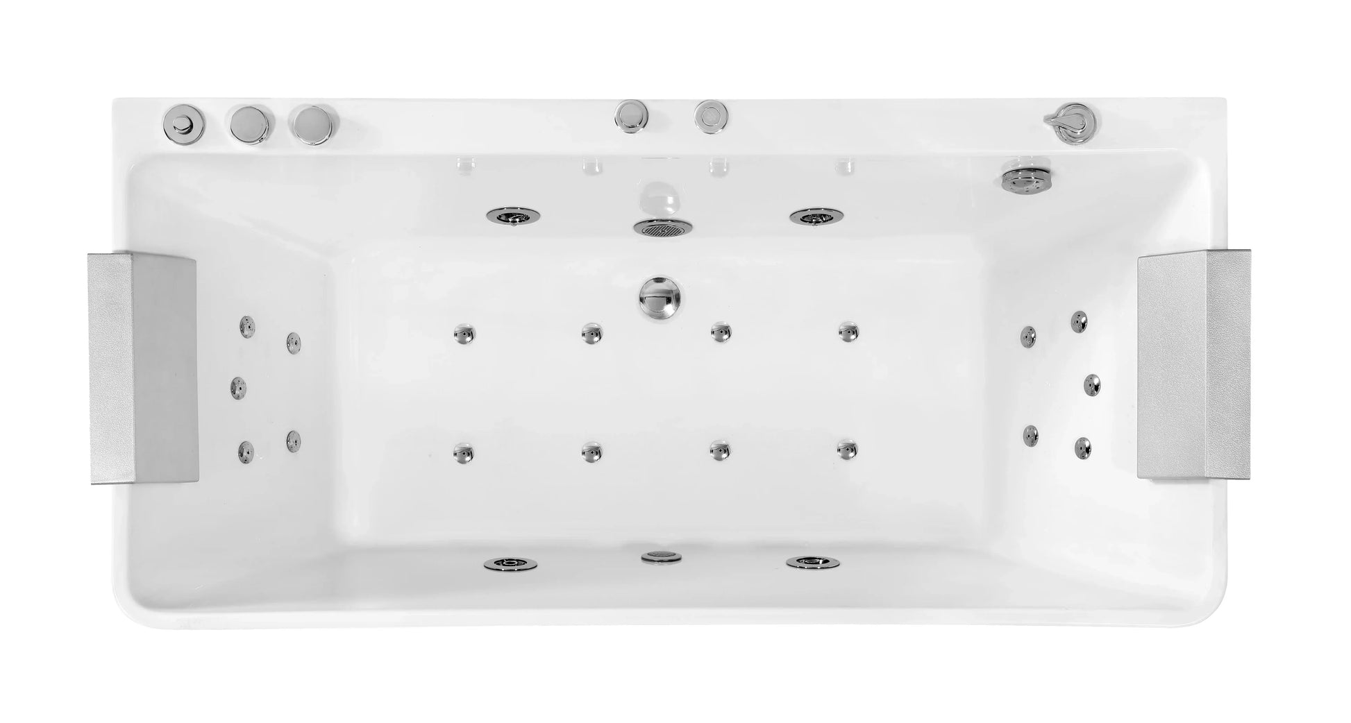 FC-2351HT Massage Bathtub 1700 × 800 × 600 mm - top