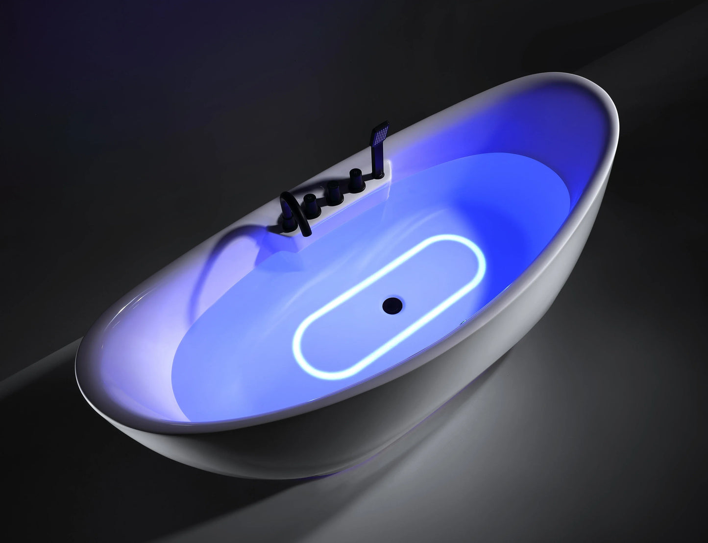 FC-2352BB Freestanding Massage Bathtub 1800 × 800 × 765 mm - lifestyle