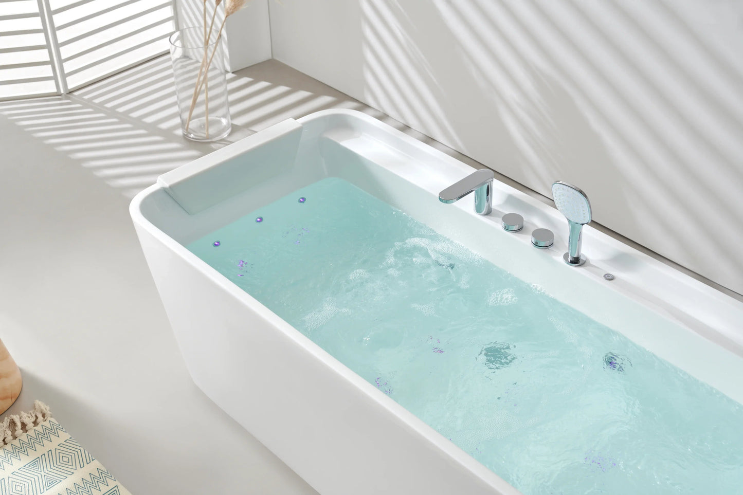 FC-2354 Freestanding Massage Bathtub 1700 × 800 × 600 mm - detail