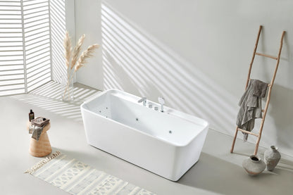 FC-2354 Freestanding Massage Bathtub 1700 × 800 × 600 mm - lifestyle
