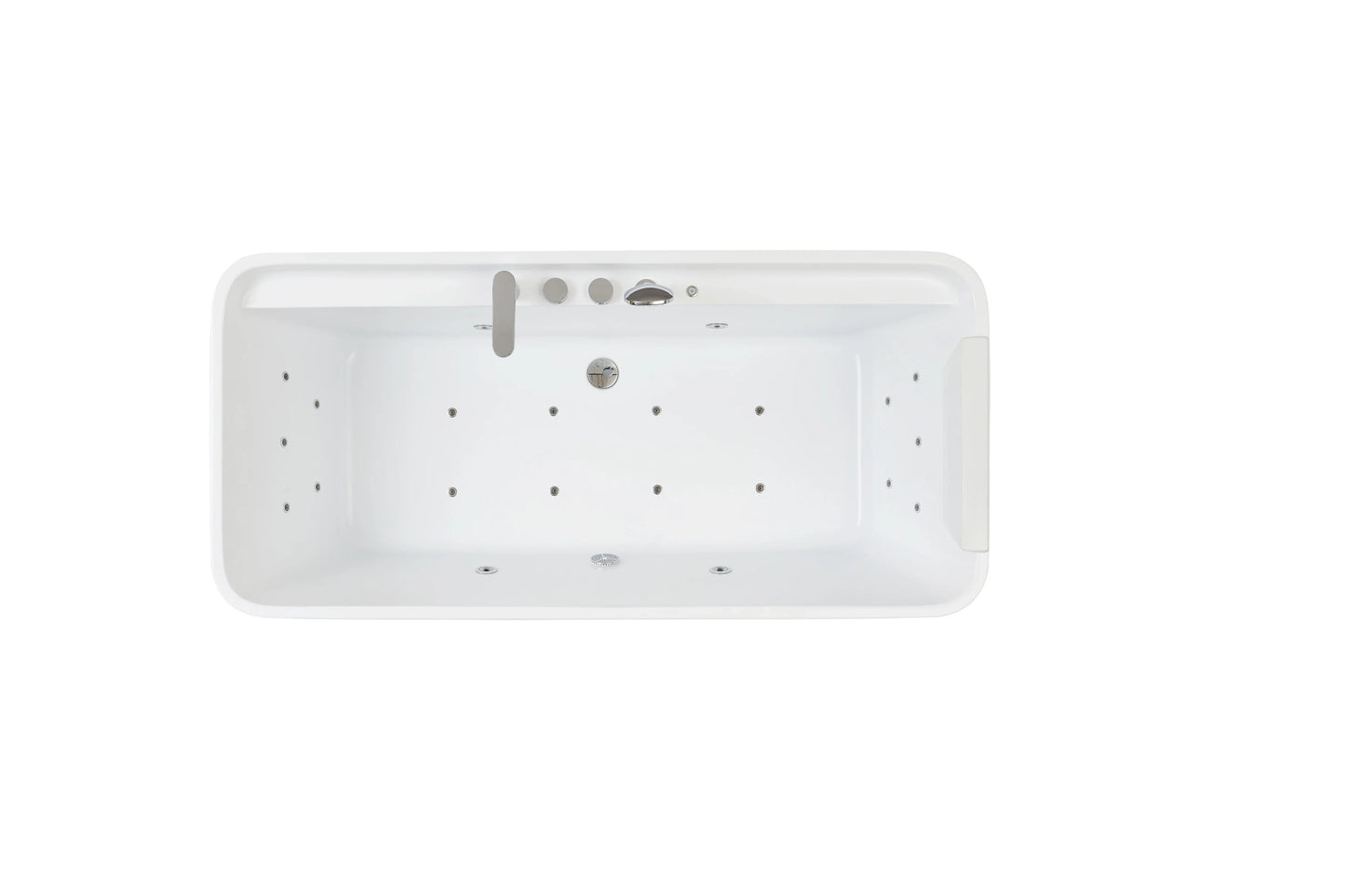 FC-2354 Freestanding Massage Bathtub 1700 × 800 × 600 mm - top