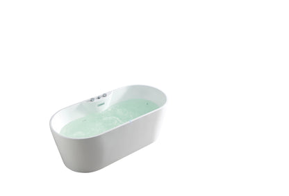 FC-2355-17 Freestanding Massage Bathtub 1700 × 800 × 600 mm - front