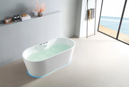 FC-2355-17 Freestanding Massage Bathtub 1700 × 800 × 600 mm - lifestyle