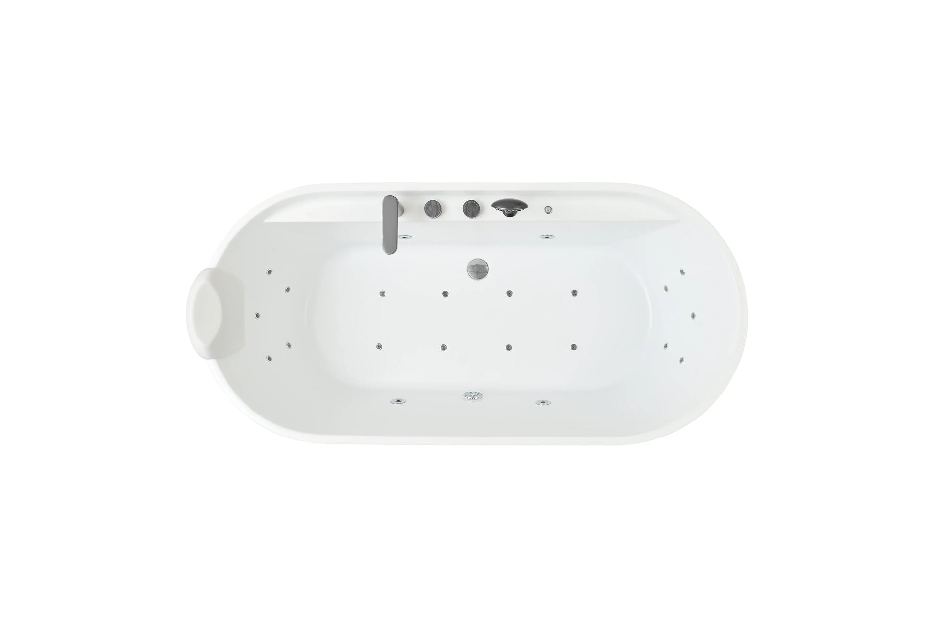 FC-2355F3 Freestanding Massage Bathtub 1700 × 800 × 600 mm - top