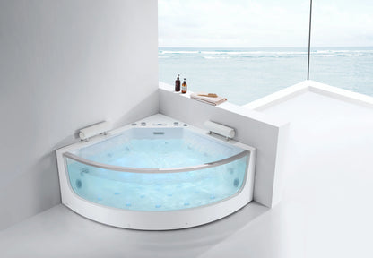 FC-253HT Corner Massage Bathtub 1400 × 1400 × 600 mm - lifestyle