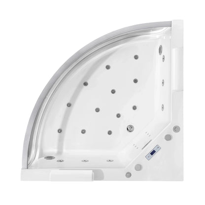 FC-253HT Corner Massage Bathtub 1400 × 1400 × 600 mm - top