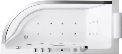 FC-254 Massage Bathtub 1700 × 800 × 600 mm Left-Hand - top