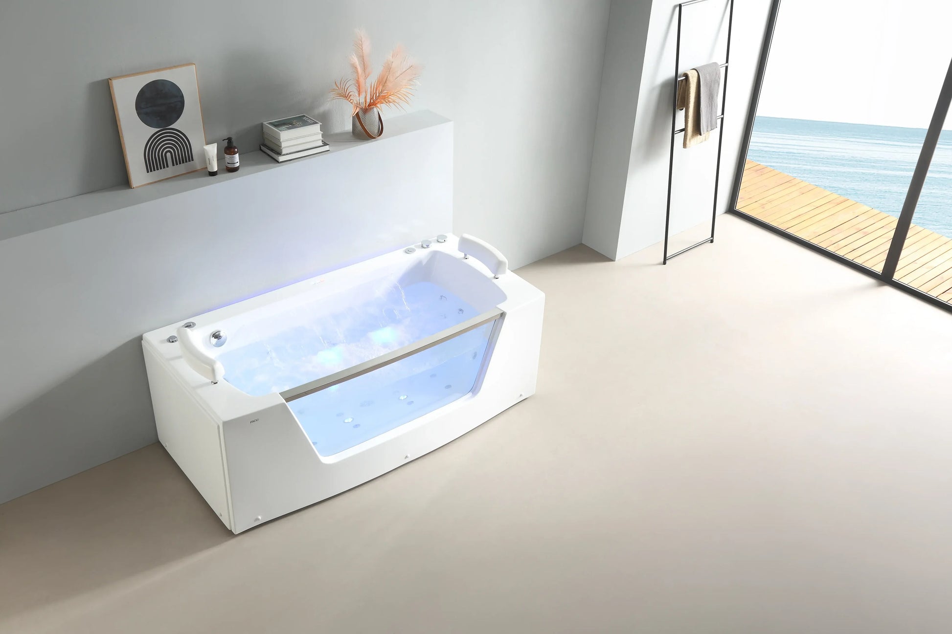 FC-260AHT Massage Bathtub 1700 × 800 × 600 mm - lifestyle