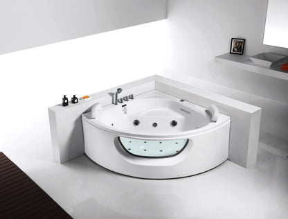 FC-262 Corner Massage Bathtub 1380 × 1380 × 600 mm - lifestyle