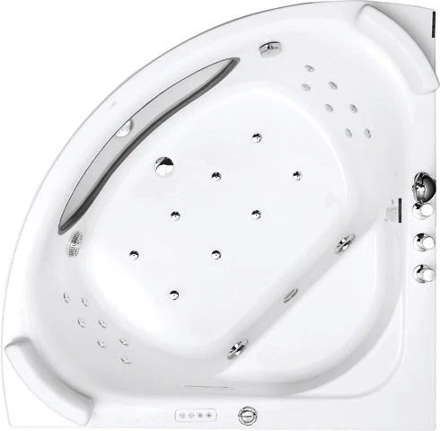 FC-262 Corner Massage Bathtub 1380 × 1380 × 600 mm - top
