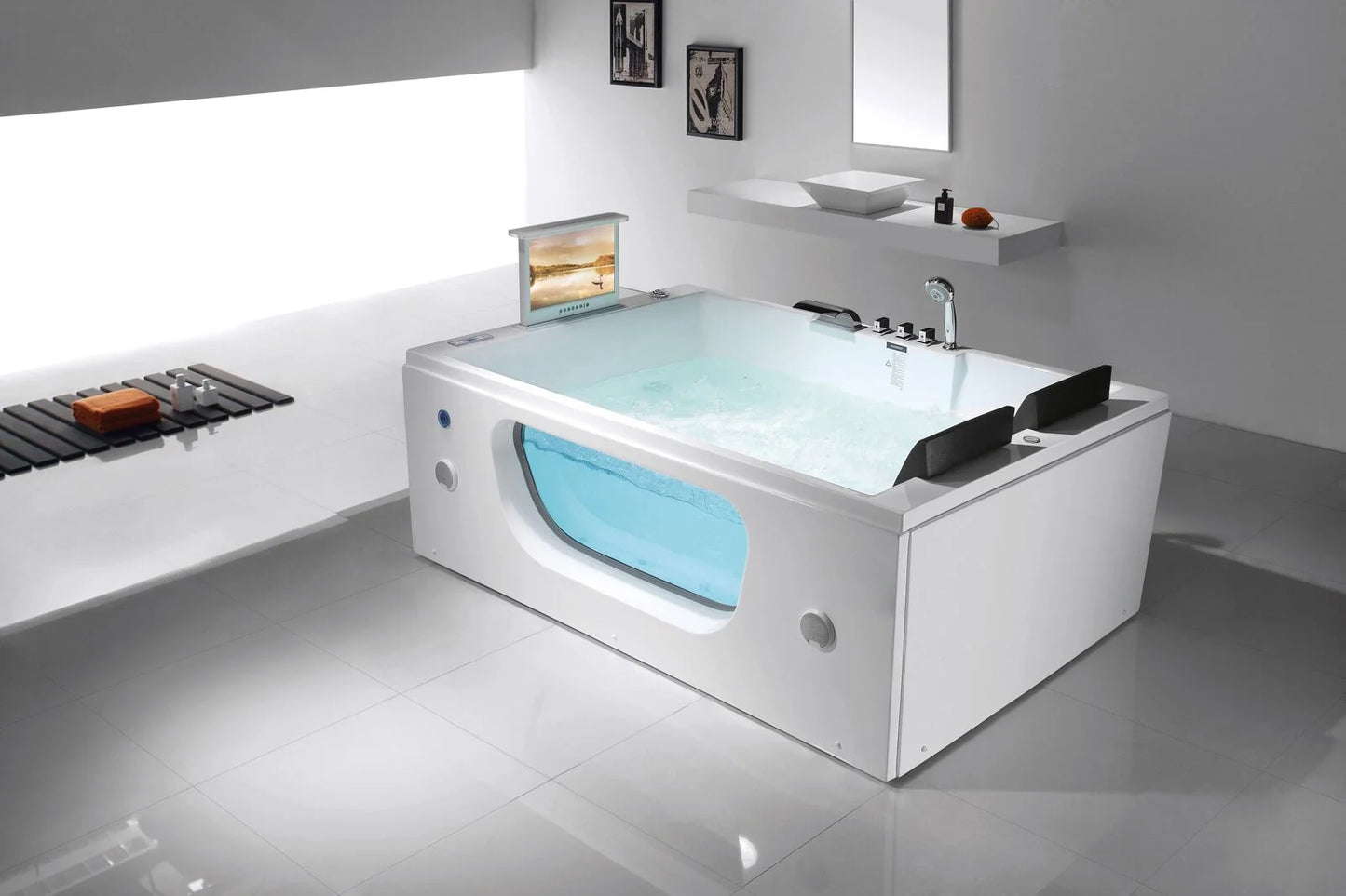 FC-264.TV Massage Bathtub 1880 × 1250 × 700 mm Left-Hand - lifestyle