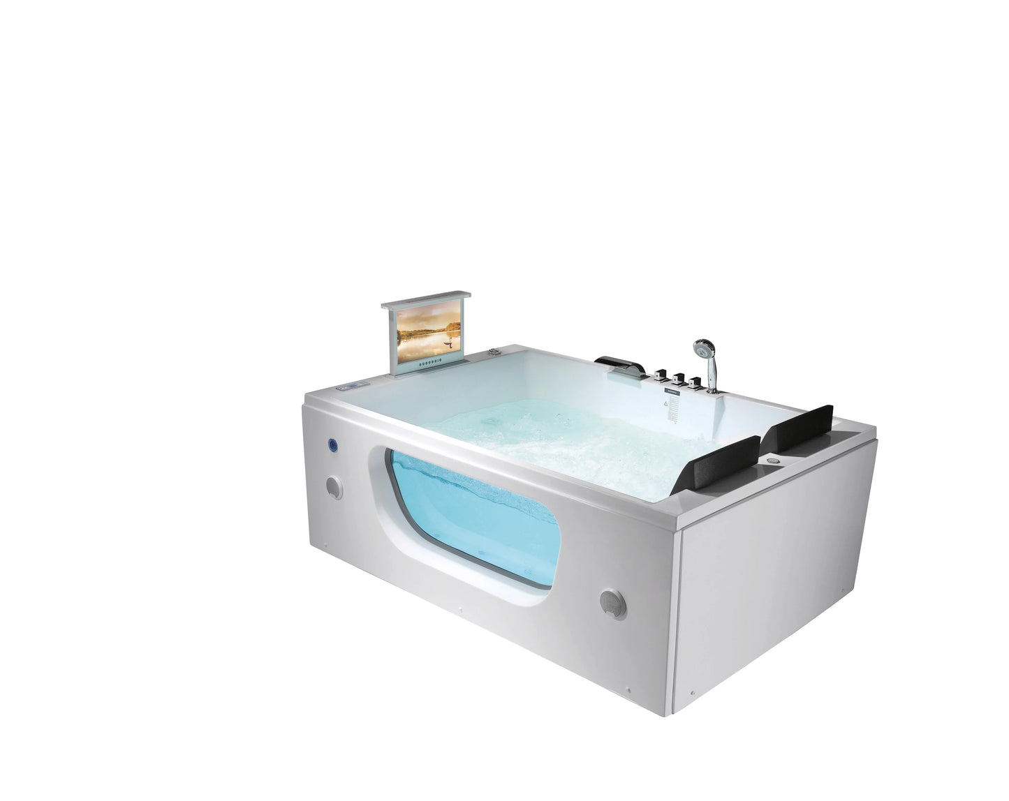 FC-264.TV Massage Bathtub 1880 × 1250 × 700 mm Left-Hand - front